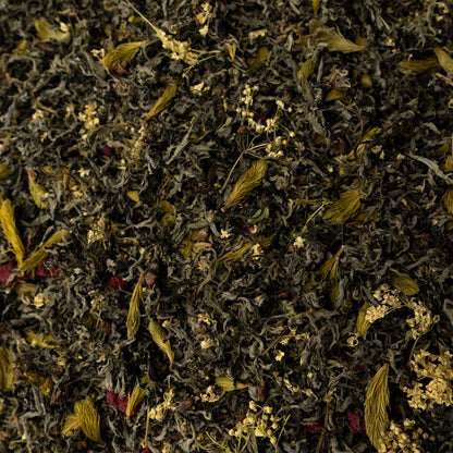 Natural Herbal Tea Blend 50g –Raspberry Leaves, Pine Buds, Elderflower & Raspberry