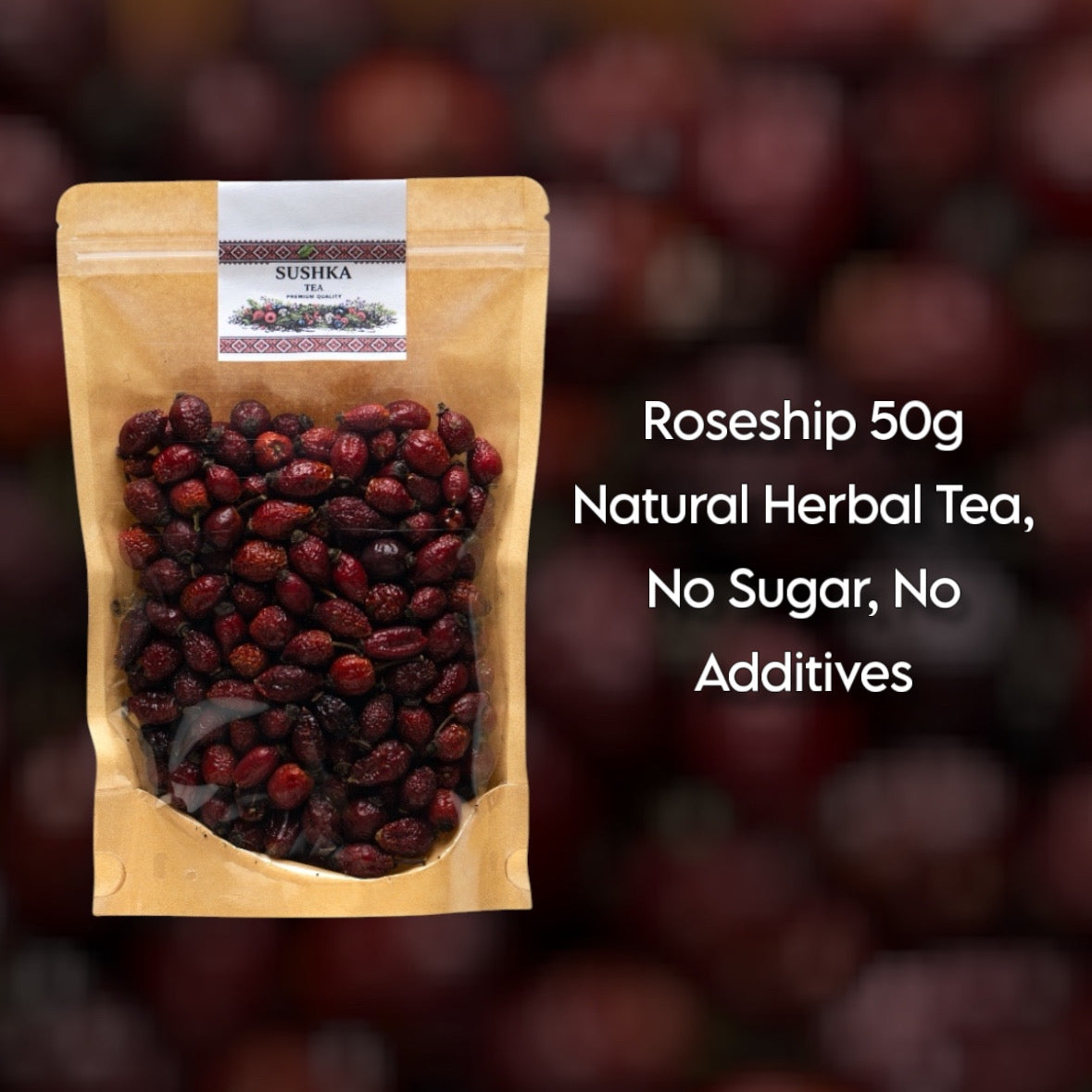 Rosehip Tea – 50g Natural Herbal Tea