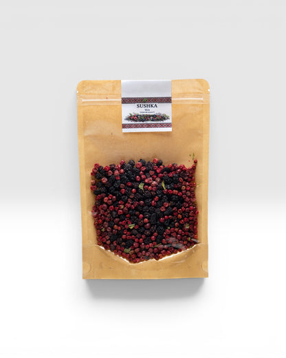 Mixed Berry Fruit Tea 50g – Dried Lingonberry & Blackberry – Natural Herbal Tea